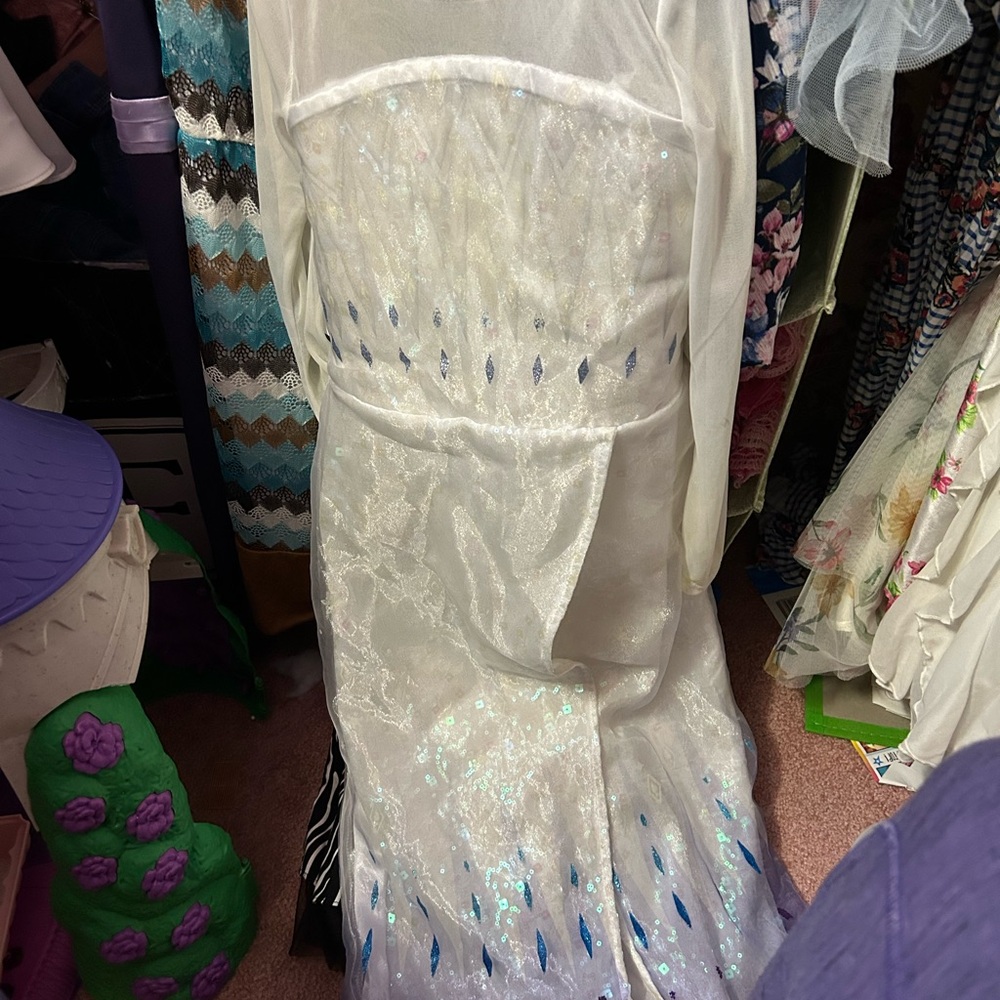 Disney Frozen 2 Elsa Dress White